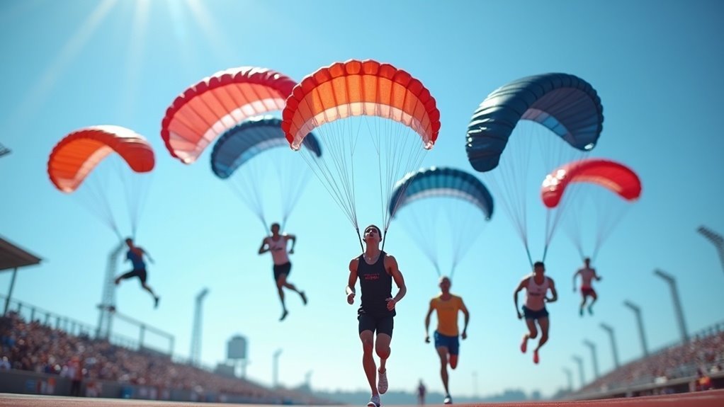 boost speed with parachutes