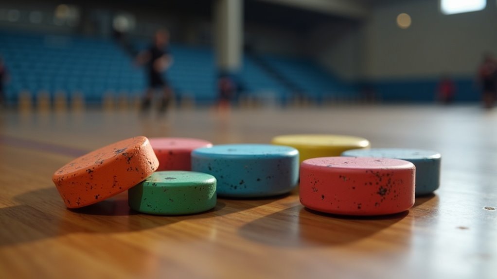 chalk pucks for gameplay