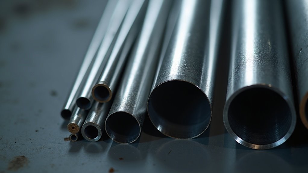 dominant rack tubing sizes