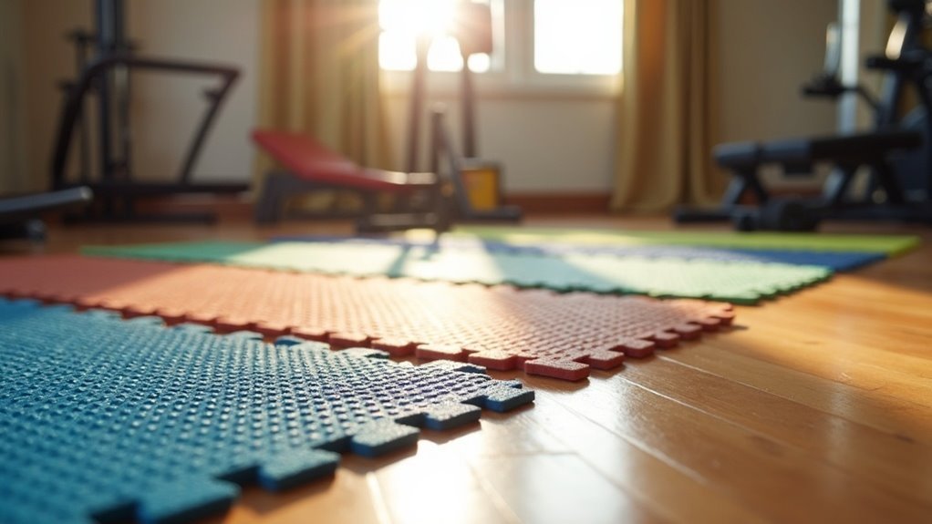 durable non slip gym mats