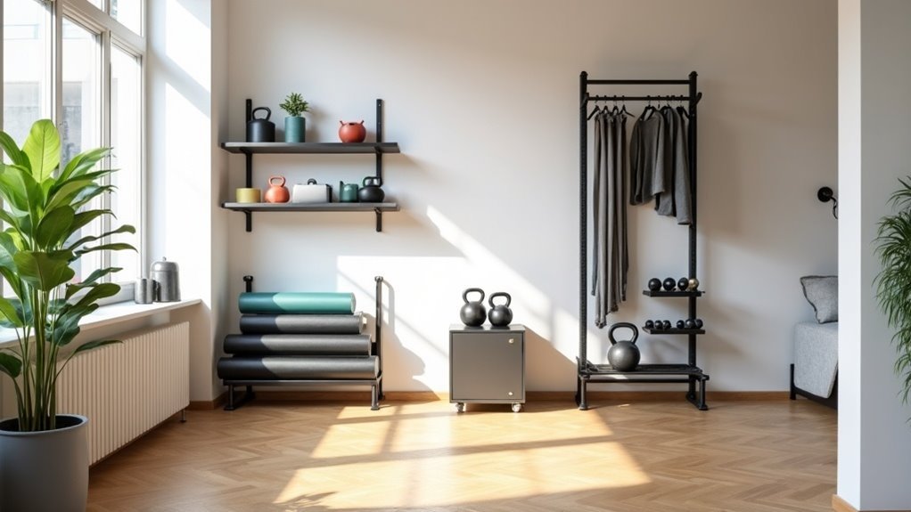 efficient storage for gyms