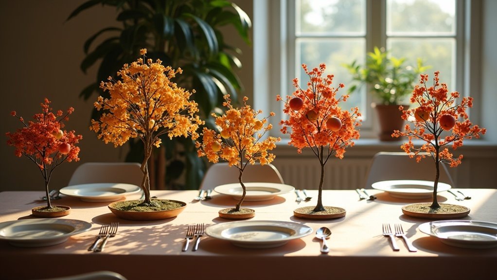 elevate dining with plate trees