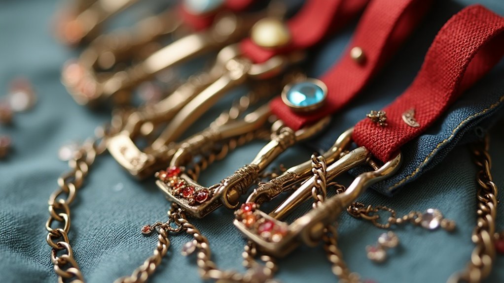 fashionable safety pin straps