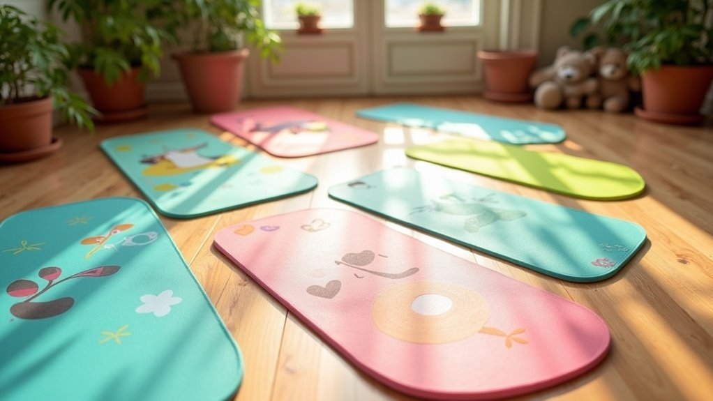 fun and safe yoga mats