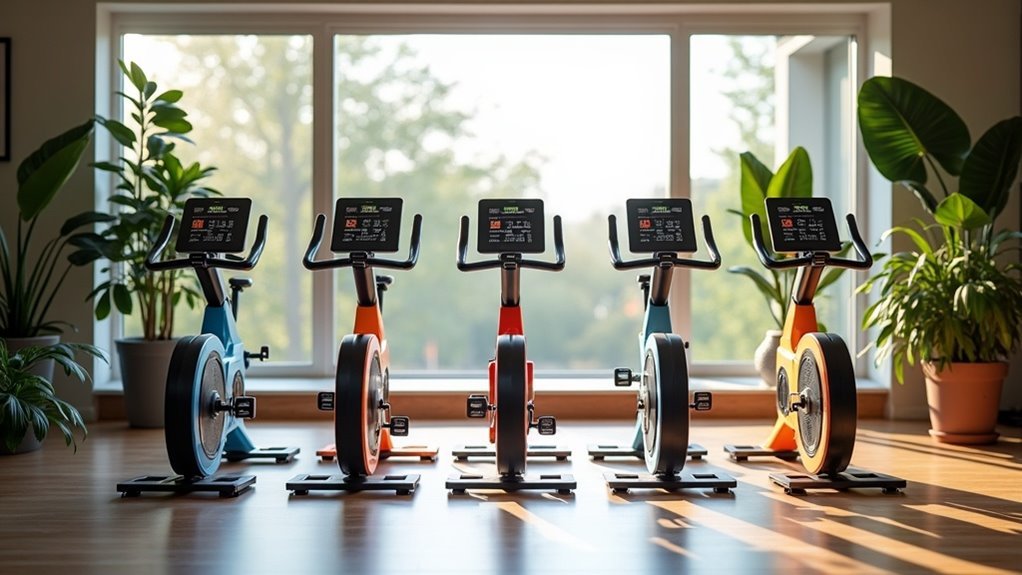 home fitness with bicycles