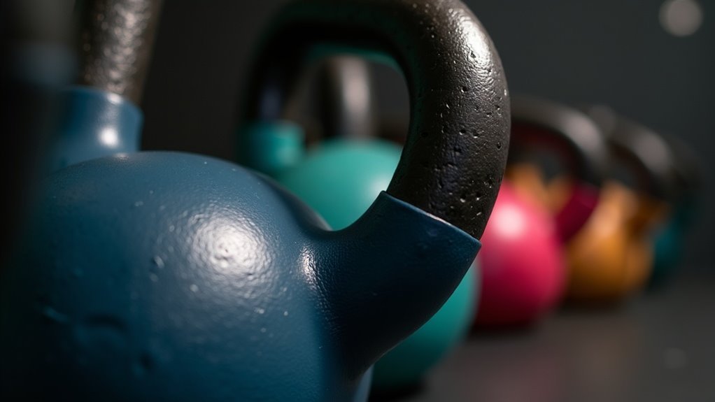 kettlebell grip enhancing coatings
