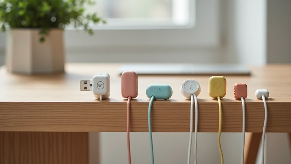 organize cables with clips