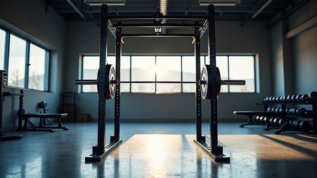 overhead press rack height