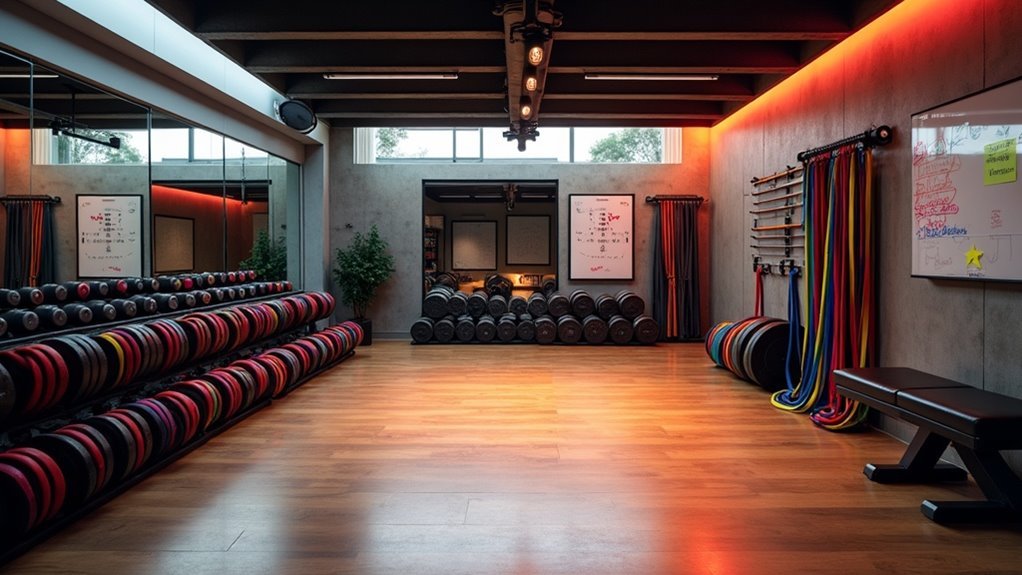 shared garage gym organization