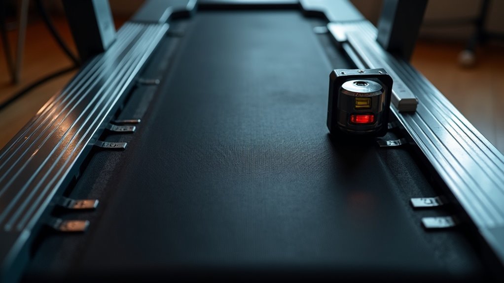 treadmill belt alignment indicators