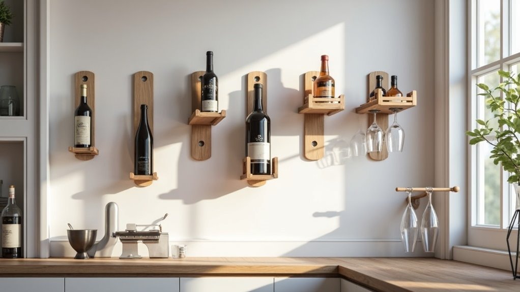 wall mount bar holders